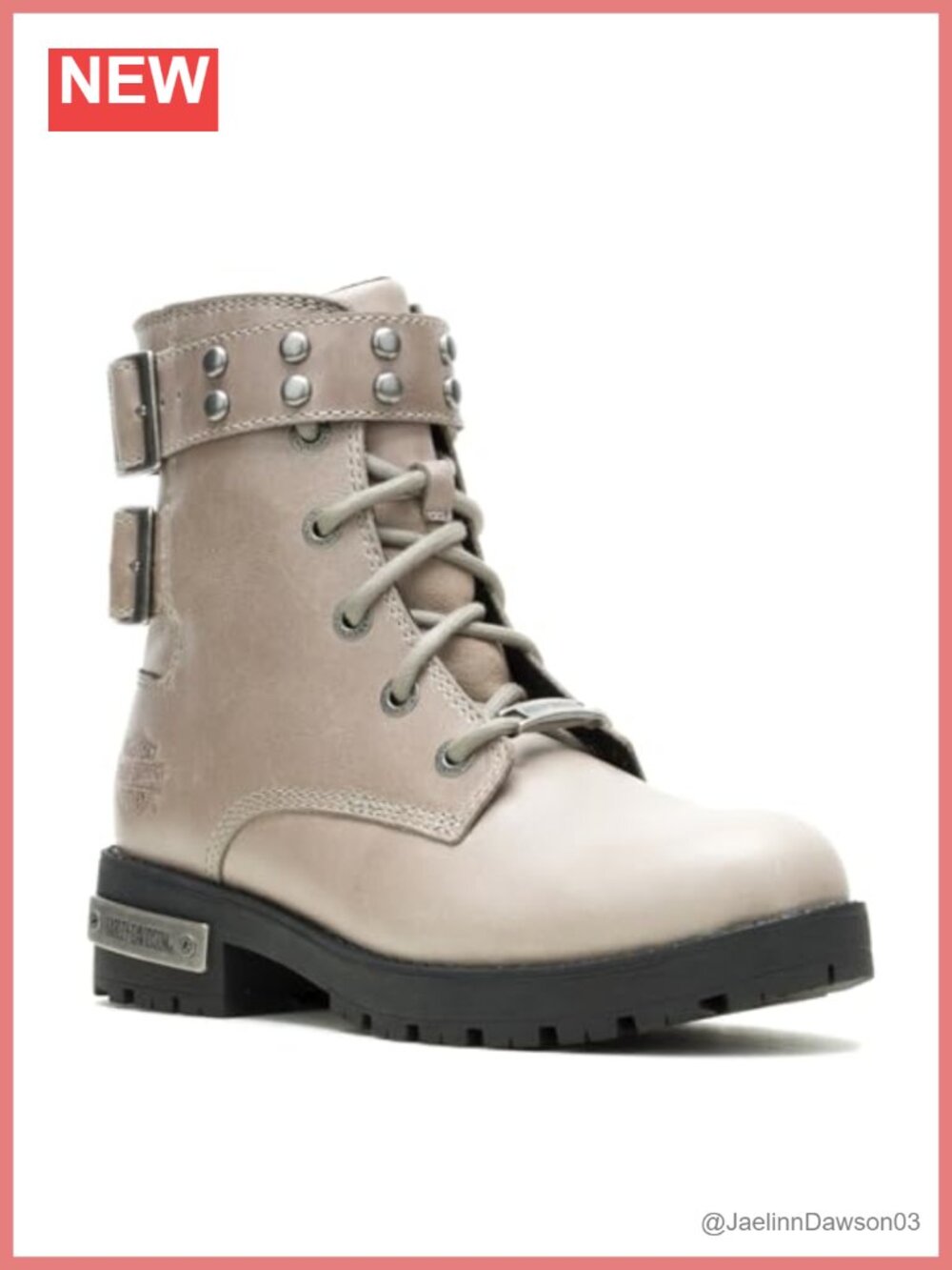 Full Grain Leather Motorcycle Ankle Boots Zip Block Heel Casual